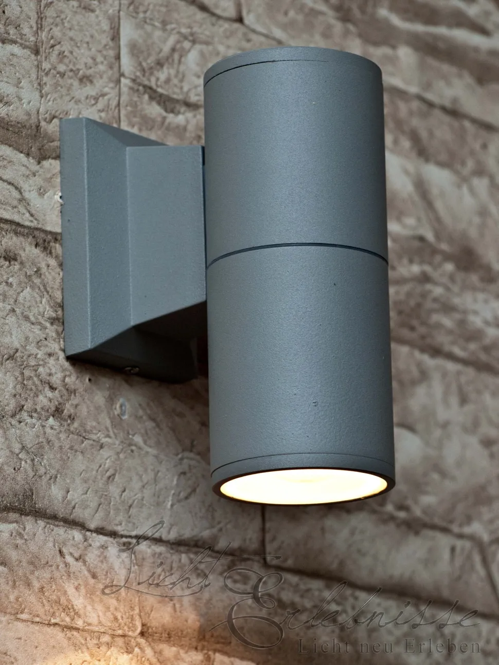Aussenleuchte Downstrahler in grau