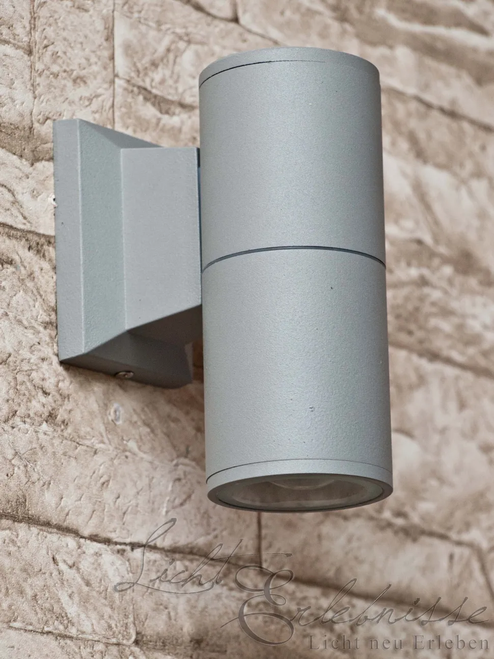 Aussenleuchte Downstrahler in grau
