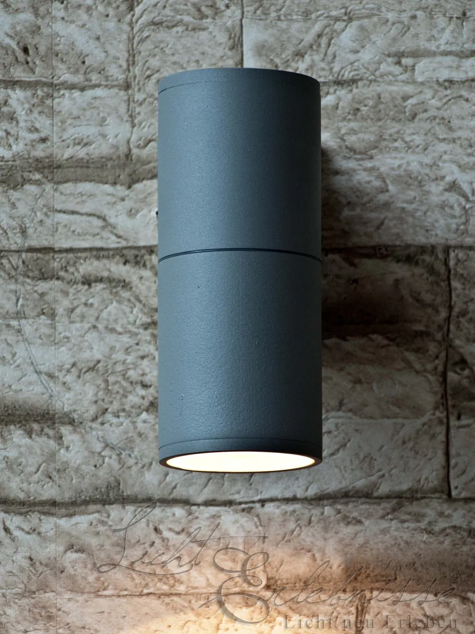 Aussenleuchte Downstrahler in grau