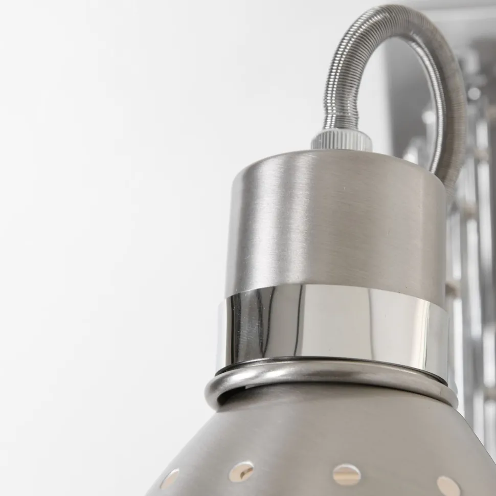 Ausziehbarer Wandspot Metall E27 dimmbar mit Stecker