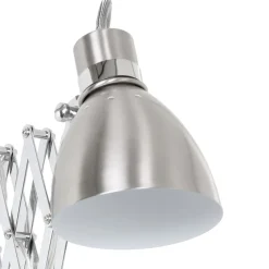 Ausziehbarer Wandspot Metall E27 dimmbar mit Stecker