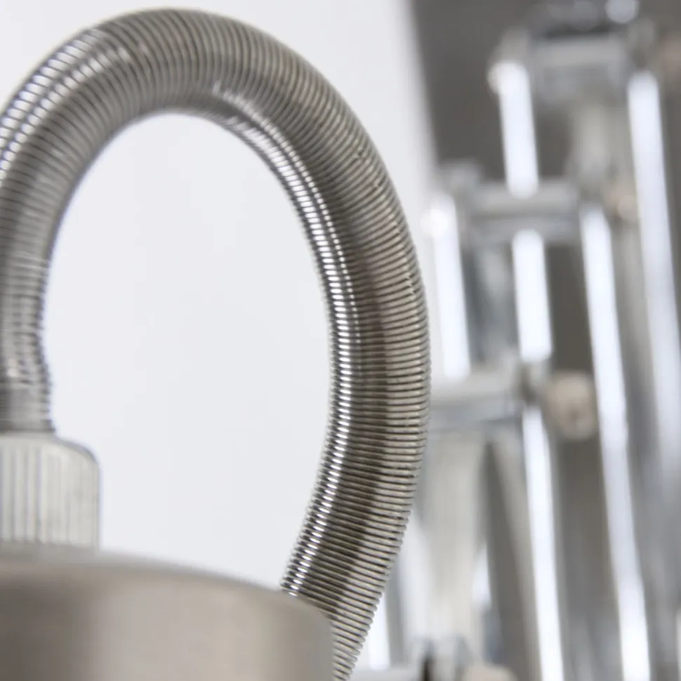 Ausziehbarer Wandspot Metall E27 dimmbar mit Stecker