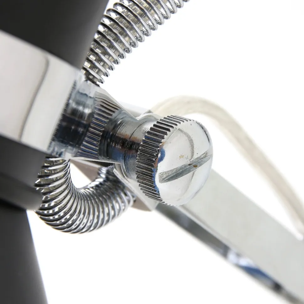 Ausziehbarer Wandspot Schwarz dimmbar E27 mit Stecker