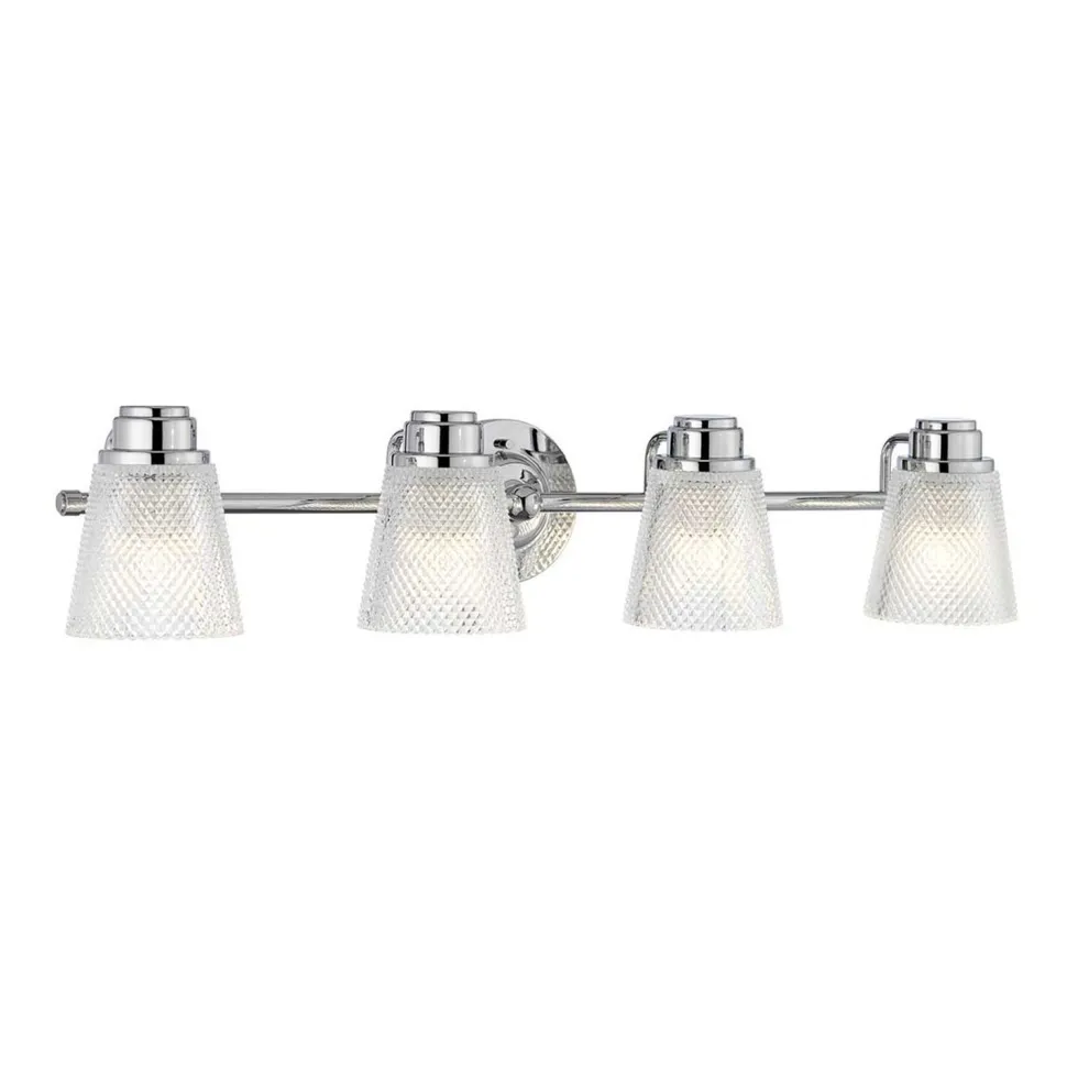 Badezimmerlampe LED G9 IP44 3000 K L: 81,8 cm Chrom VARDA