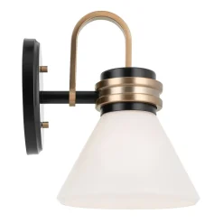 Badezimmerleuchte LED G9 IP44 H: 24 cm Metall Glas