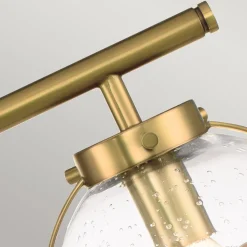 Badezimmerleuchte Wand IP44 60,6 cm lang in Messing Antik