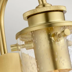 Badlampe Metall Glas E27 IP44 24,4 cm hoch SAIDA