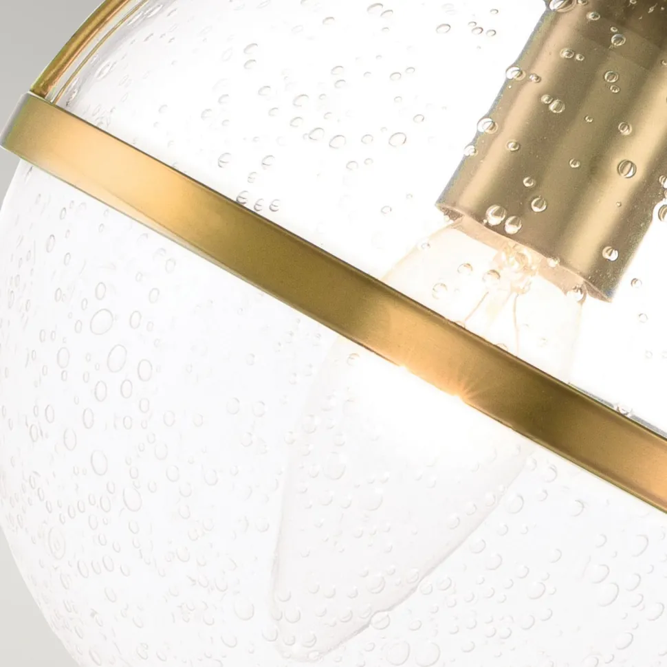 Badlampe Spiegel Metall Glas B: 38,1 cm IP44 in Messing Antik