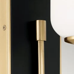 Badlampe Wand Metall Glas 33,8 cm hoch IP44 G9 LED 3000 K