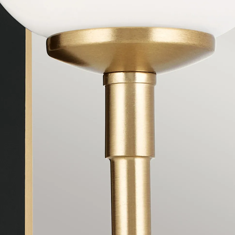 Badlampe Wand Metall Glas 33,8 cm hoch IP44 G9 LED 3000 K