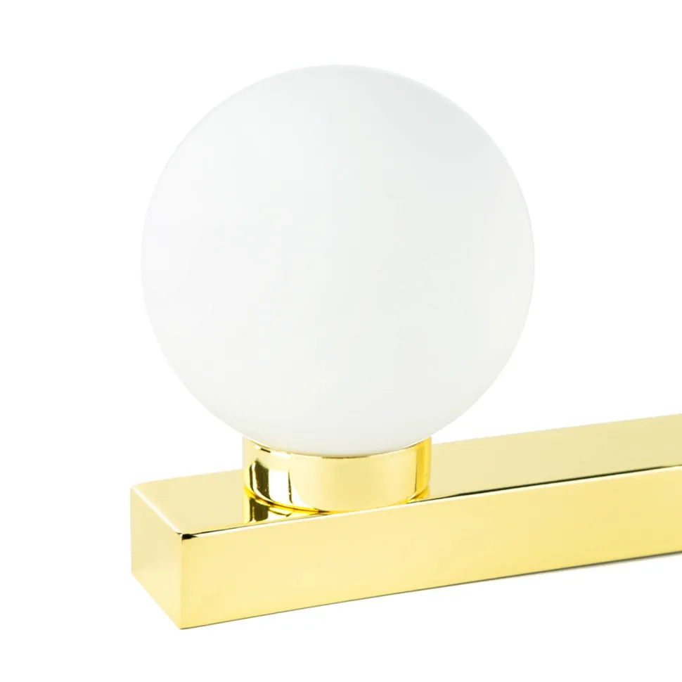 Badleuchte in Gold Weiß Wand Decke STAR