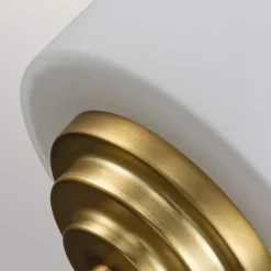 Badleuchte Metall Glas IP44 H: 21,6 cm 3000 K LED G9 AVORIO