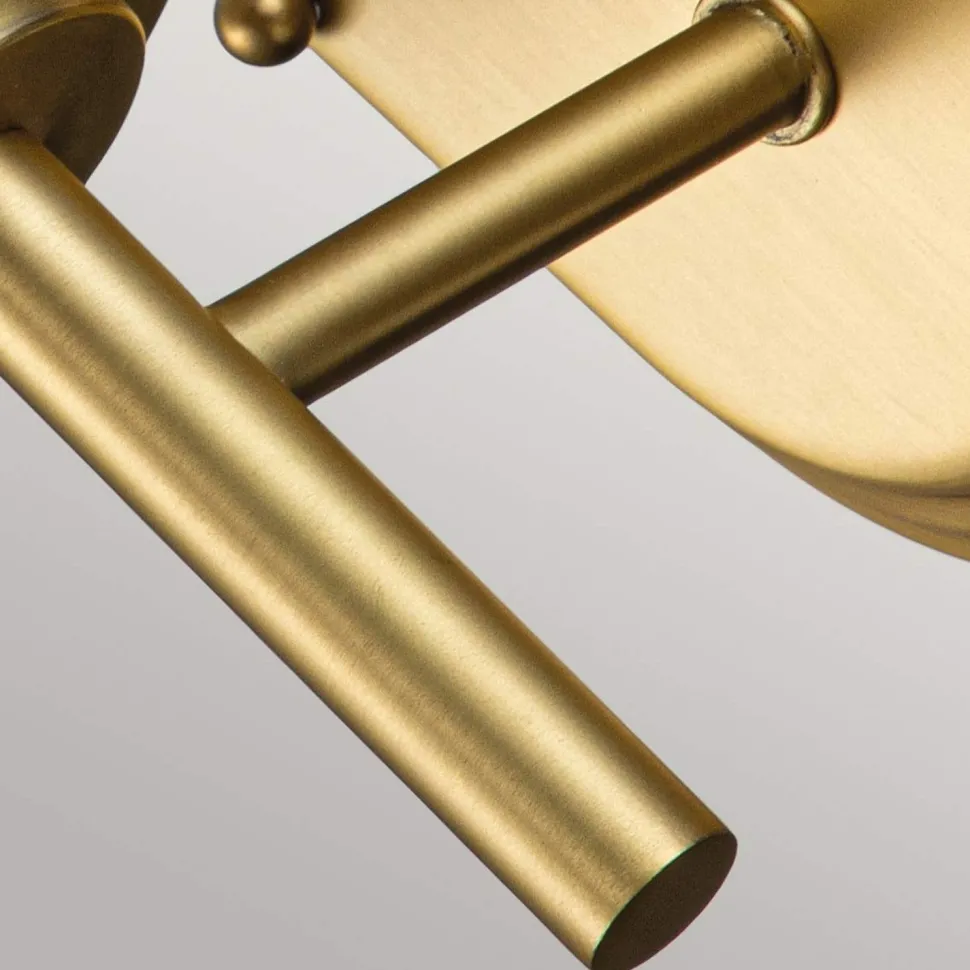 Badleuchte Metall Glas IP44 H: 21,6 cm 3000 K LED G9 AVORIO