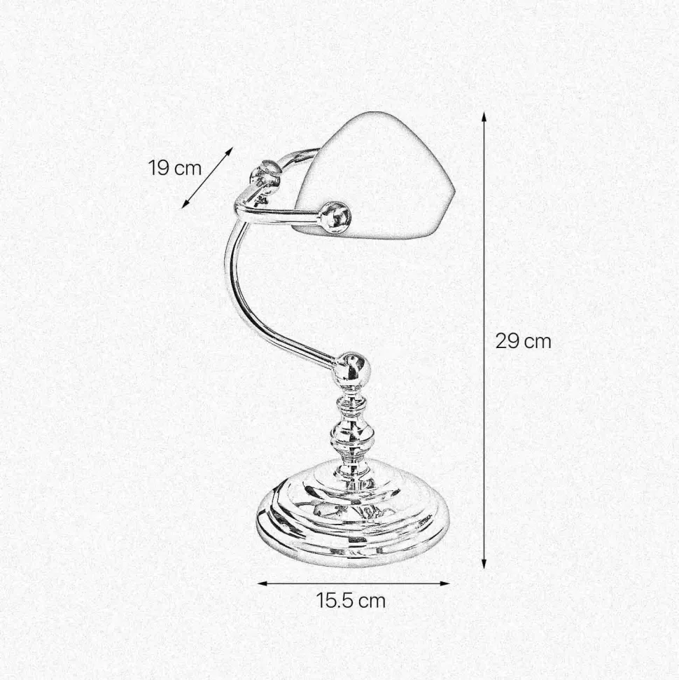 Bankerlampe Grün Messing massiv Glas 29 cm hoch schwenkbar