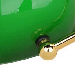 Bankerlampe Vergoldet 24 Karat aus Echt-Messing