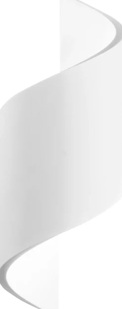 Bemalbare Wandleuchte Gips Weiß H:30,5 cm G9 Modern