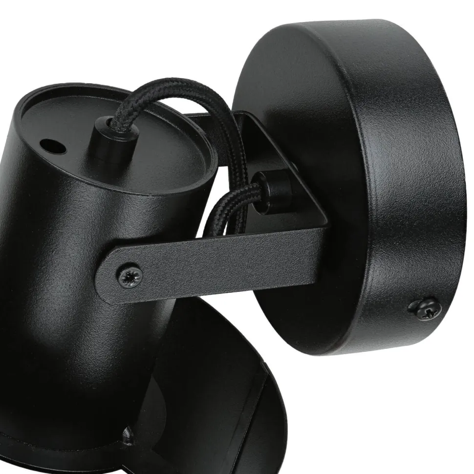 Besondere Spot Lampe Rif verstellbar Schwarz