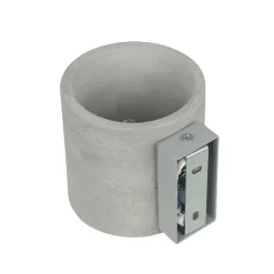 Beton Wandleuchte Up Down rund H: 10 cm klein G9 LED
