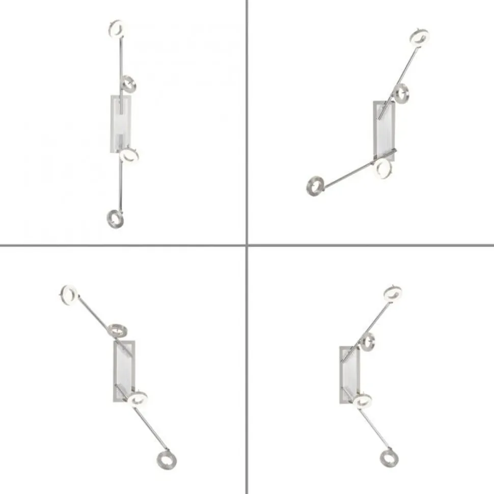 Beweglicher LED Deckenstrahler in Aluminium IP44 94 cm