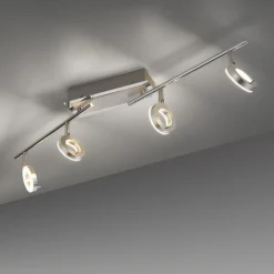 Beweglicher LED Deckenstrahler in Aluminium IP44 94 cm