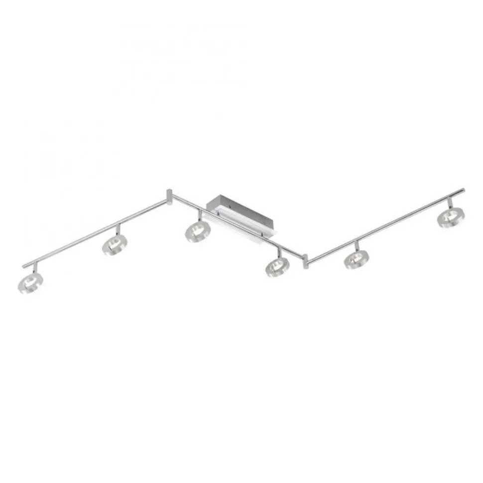 Beweglicher LED Deckenstrahler in Aluminium IP44 188 cm