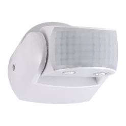 Bewegungsmelder PIR IP65 Weiß schwenkbar für außen