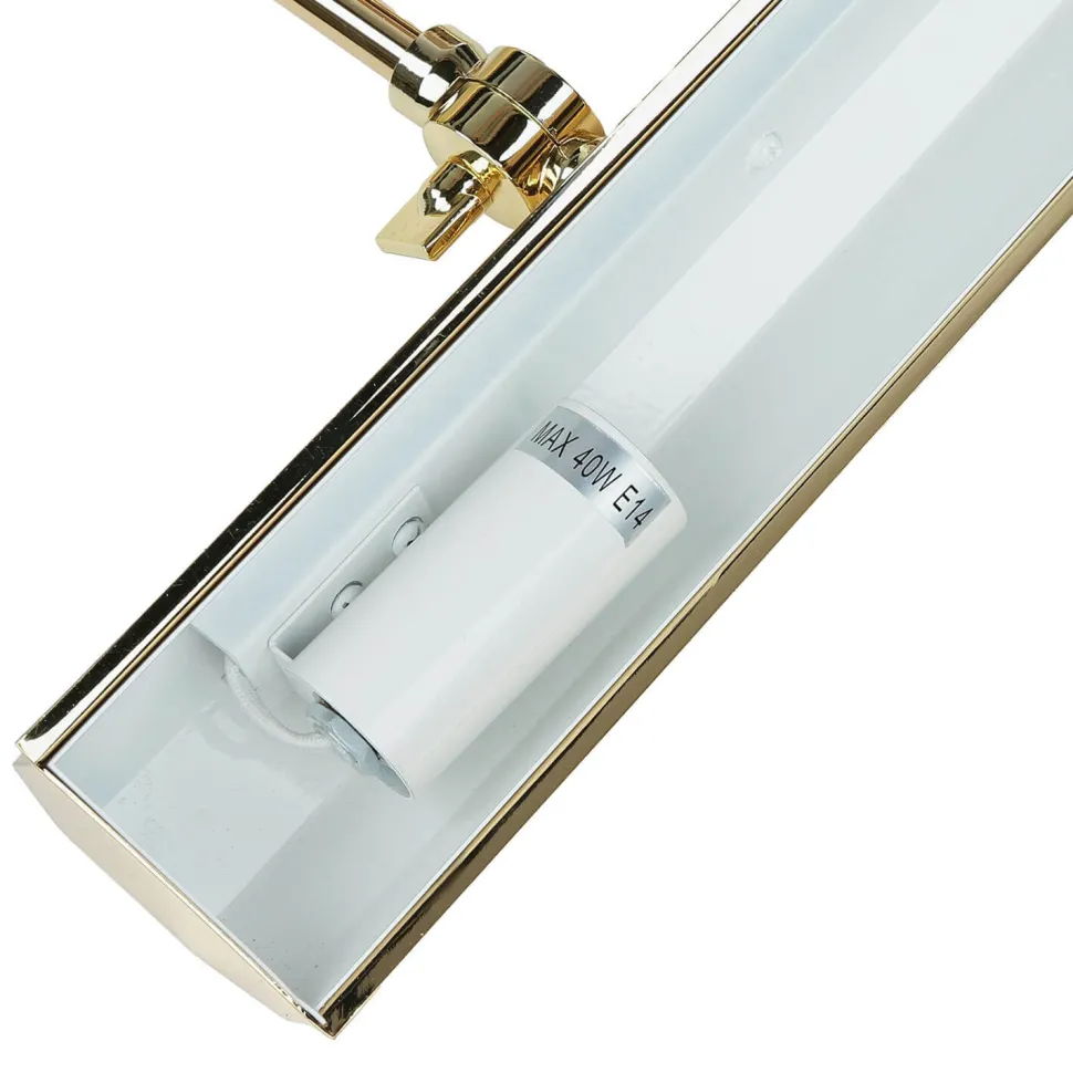 Bilderlampe in Messing elegantes Design Premium