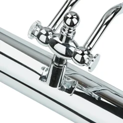 Bilderlampe verstellbar Messing in Silber E14