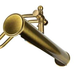 Bilderleuchte Bronze Hell aus Echt-Messing 30cm