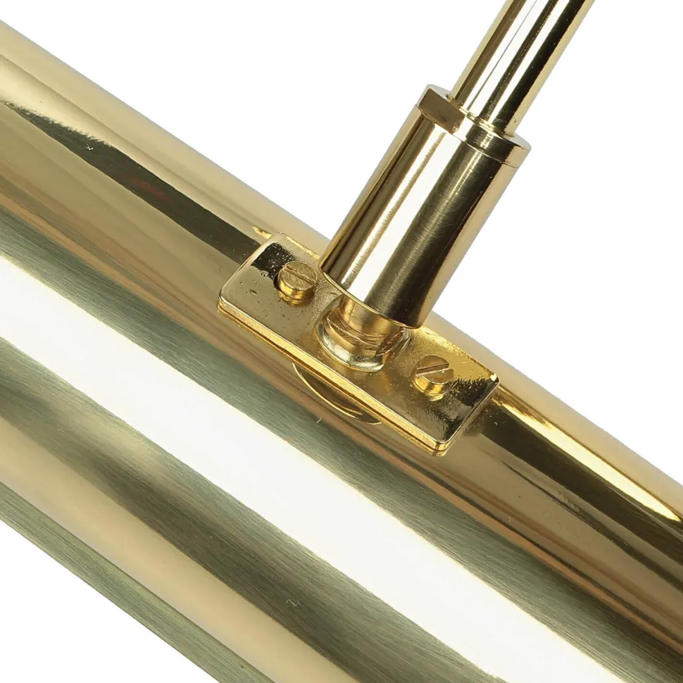 Bilderleuchte Messing B: 40 cm 2x E14 schwenkbar