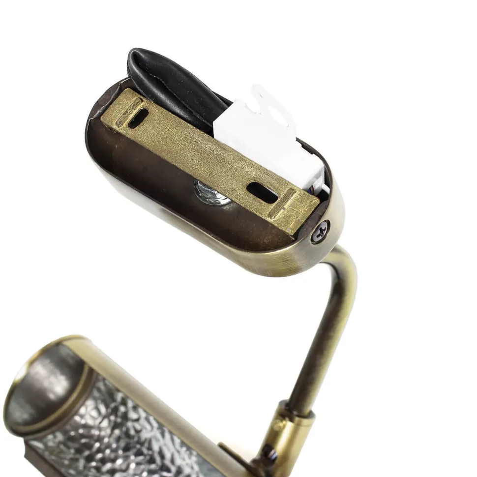 Bilderleuchte Messing Bronziert 20cm Verstellbar