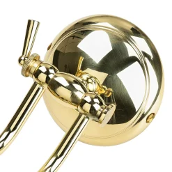 Bilderleuchte Messing in Shabby Weiß Gold