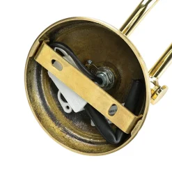 Bilderleuchte Messing in Shabby Weiß Gold