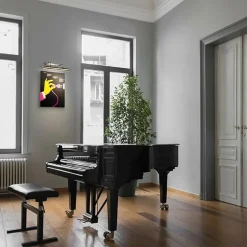 Bilderleuchte Metall E14 B: 71,3 cm in Bronze 4-flammig