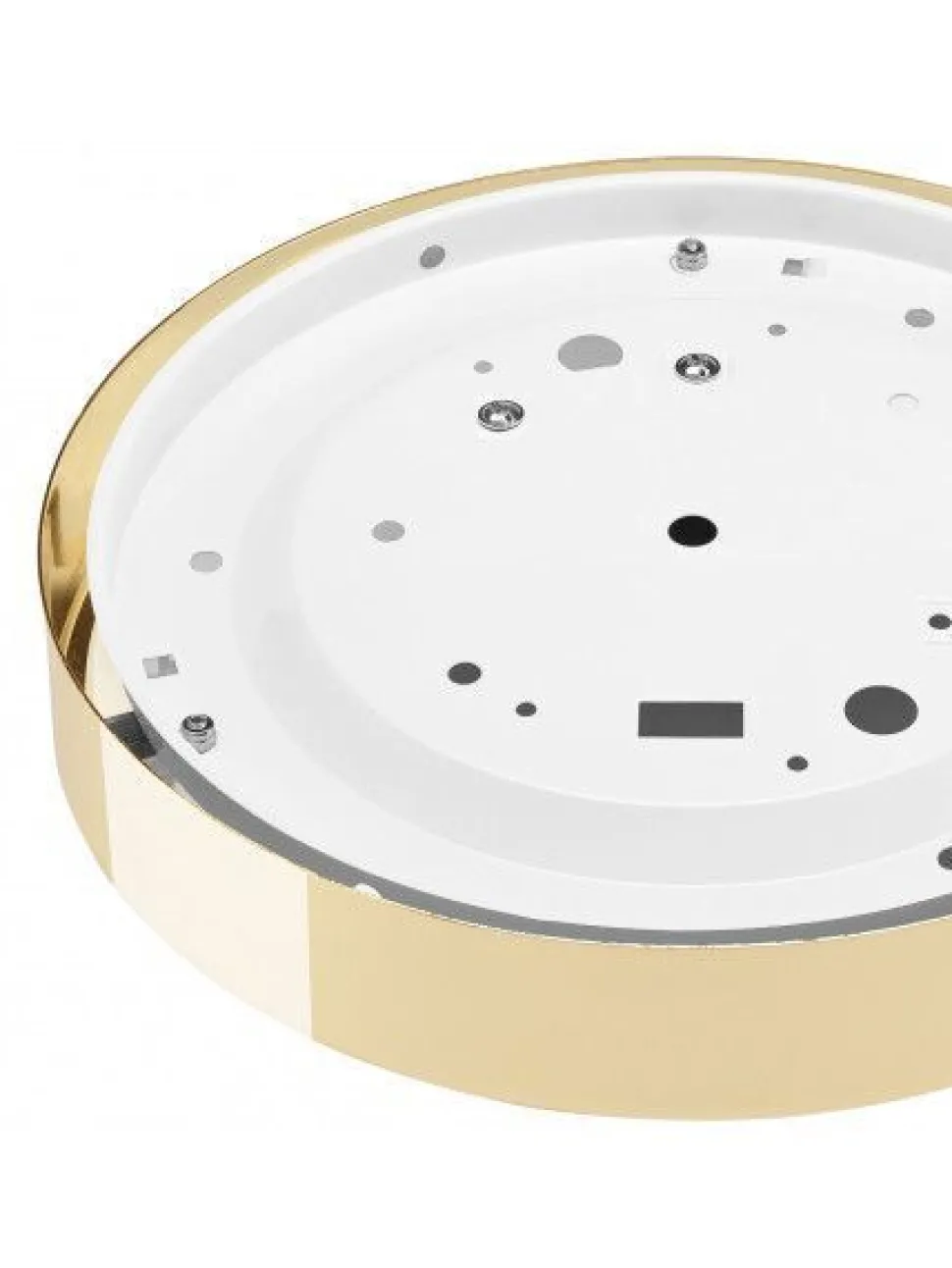 Blendarme Deckenlampe Glas 2-flmg in Gold E27 Ø36 cm