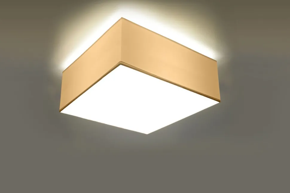 Blendarme Deckenleuchte Weiß Modern 25 cm quadratisch E27