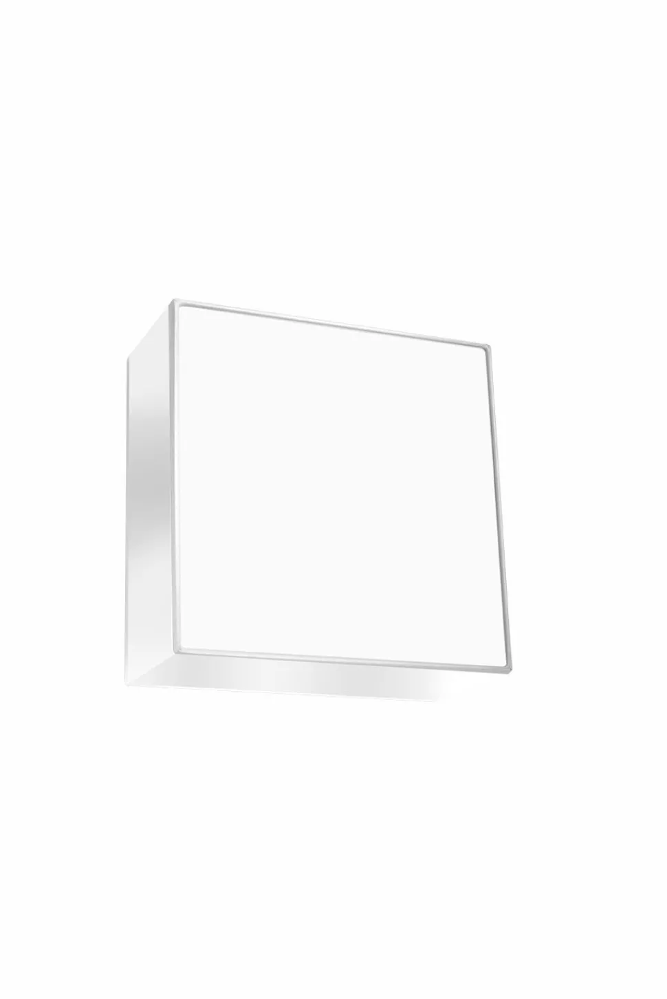 Blendarme Deckenleuchte Weiß Modern 25 cm quadratisch E27