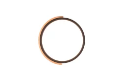 Blendarme LED Deckenlampe Holz rund Ø31,5 cm Schwarz