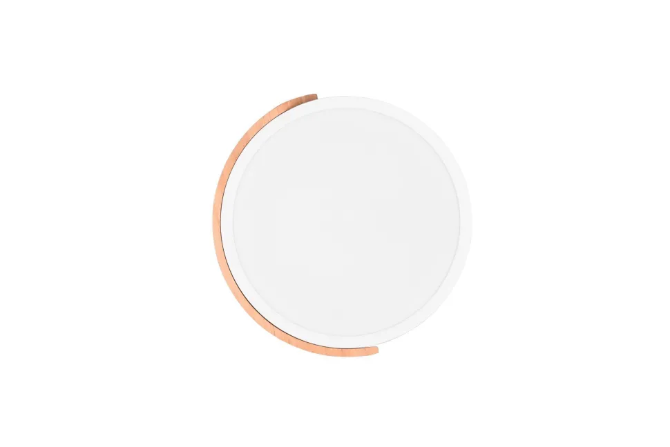 Blendarme LED Deckenlampe Holz rund Ø31,5 cm 20 W Weiß