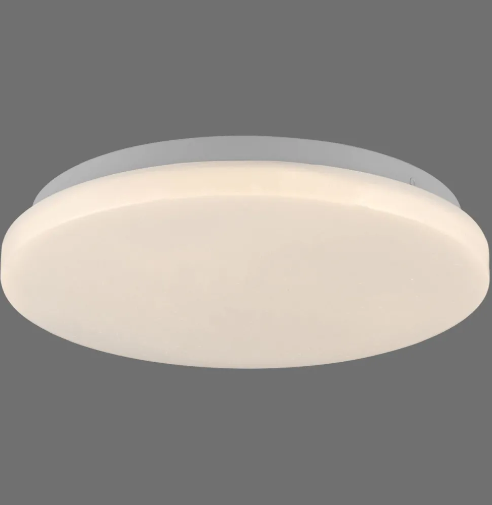 Blendarme LED Deckenlampe Weiß Ø22 cm rund 8 W wohnlich