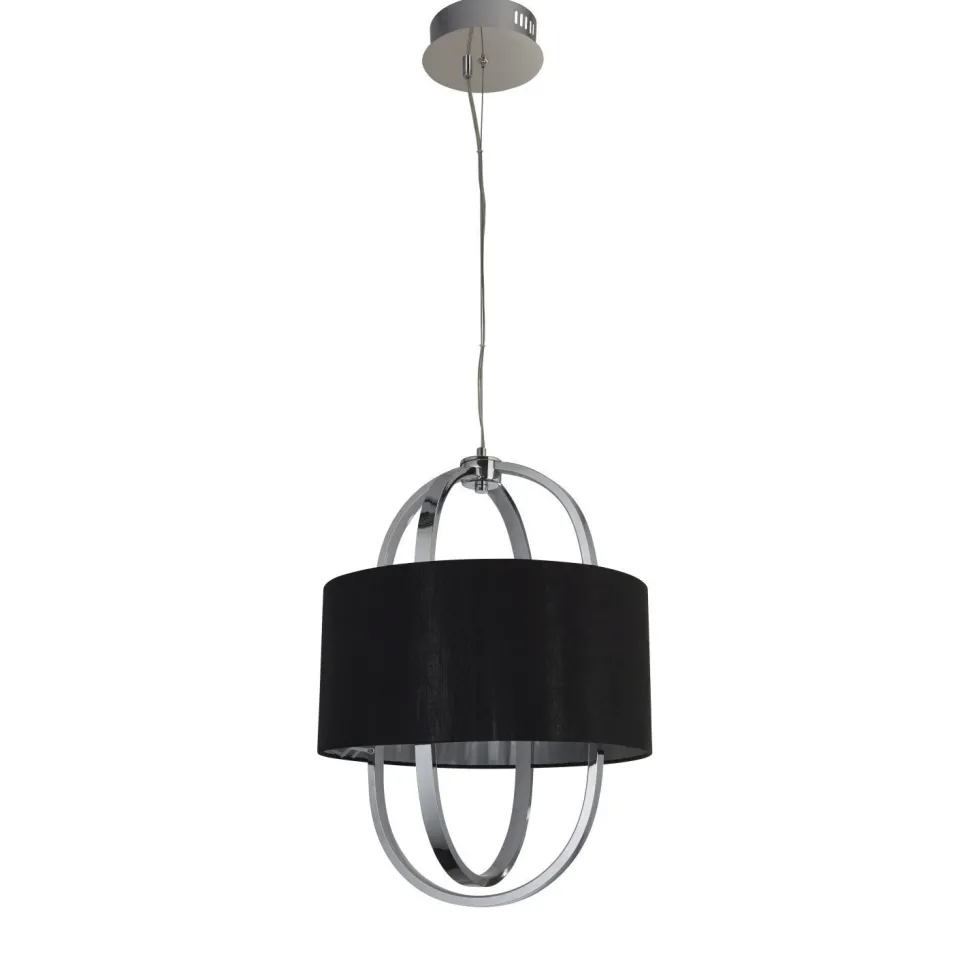 Blendarme LED Hängelampe Stoff Metall warmweiß Ø38 cm