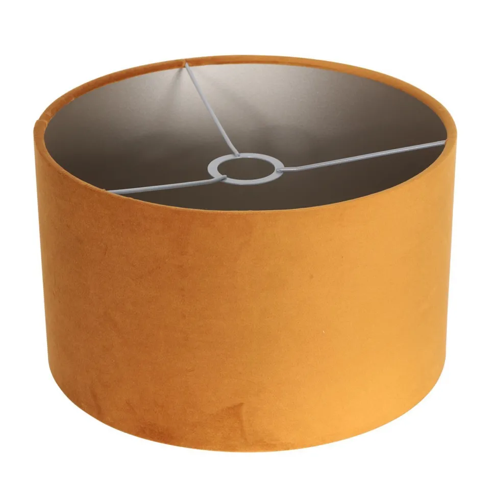 Blendarme Nachttischlampe in Schwarz Gold E27 65 cm