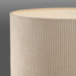 Blendarme NachtTischlampe Tripod Stoffschirm E27 46 cm