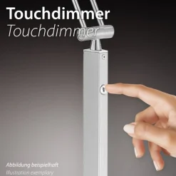 Blendarme Tischlampe dimmbar Touch Glas G9 inklusive