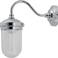 Chrom Wandleuchte Messing IP43 Maritim rostfrei