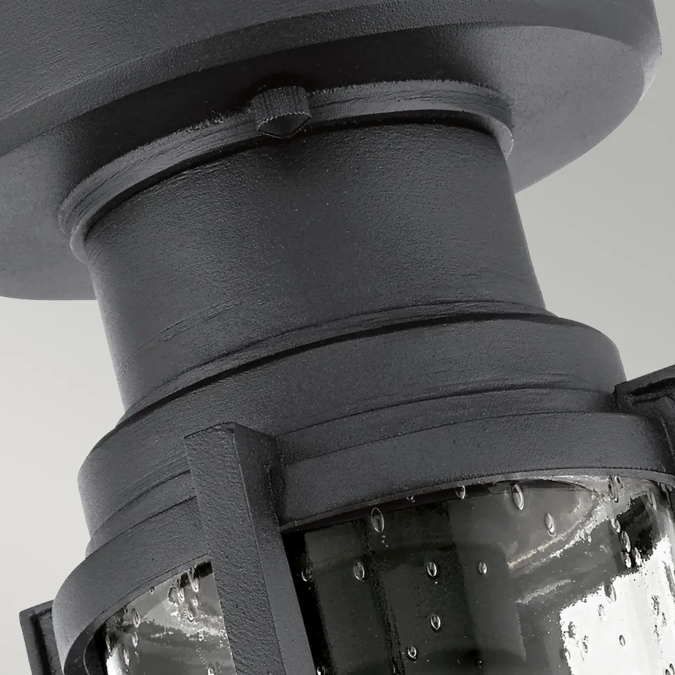 Deckenlampe außen IP44 Maritim Ø14cm E27 Schwarz