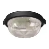 Deckenlampe außen Maritim Ø 18 cm klein IP65 Schwarz E27