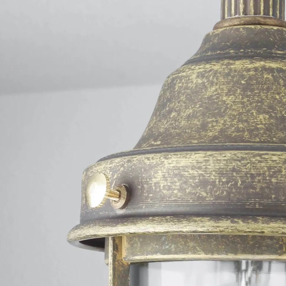 Deckenlampe Außen Maritim Echt-Messing