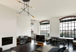 Deckenlampe Axis Schwarz Metall