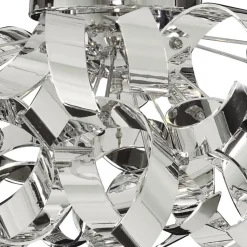 Deckenlampe Chrom Ø 45 cm H: 27 cm Metall 3x G9